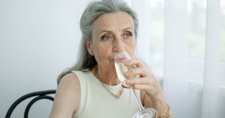Skin under the influence of alcohol